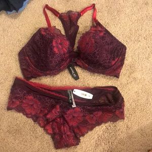 NWT Adore Me Racerback Bra and matching panty